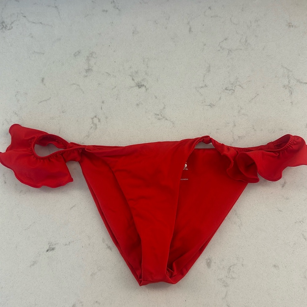 NWOT Frankie’s red bikini bottoms